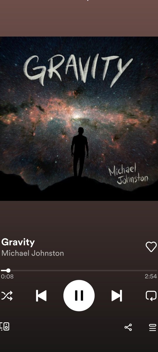 The question is how many times is have I heard @MichaelJVO new song 'Gavity', and the answer is 'Yes'.