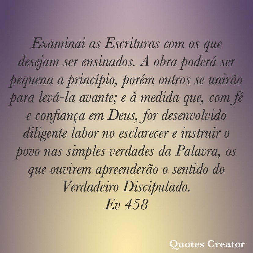 PrLeandroMacha_'s tweet photo. A importância de se dar estudos bíblicos…
#omesmoamor
#amesmamissao
#aamar
#ebnt
#cadaalunoumdiscipulo https://t.co/nE7jC6S0ra