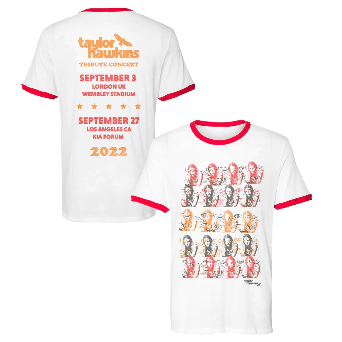 MetalJusticeMag's tweet photo. テイラー・ホーキンス・トリビュート・コンサートのTシャツ、ロンT、ラグランが@foofighters オンラインストアで発売中‼️
👇
https://t.co/Qq0fz0J8p6 https://t.co/gUtBHjgXCr