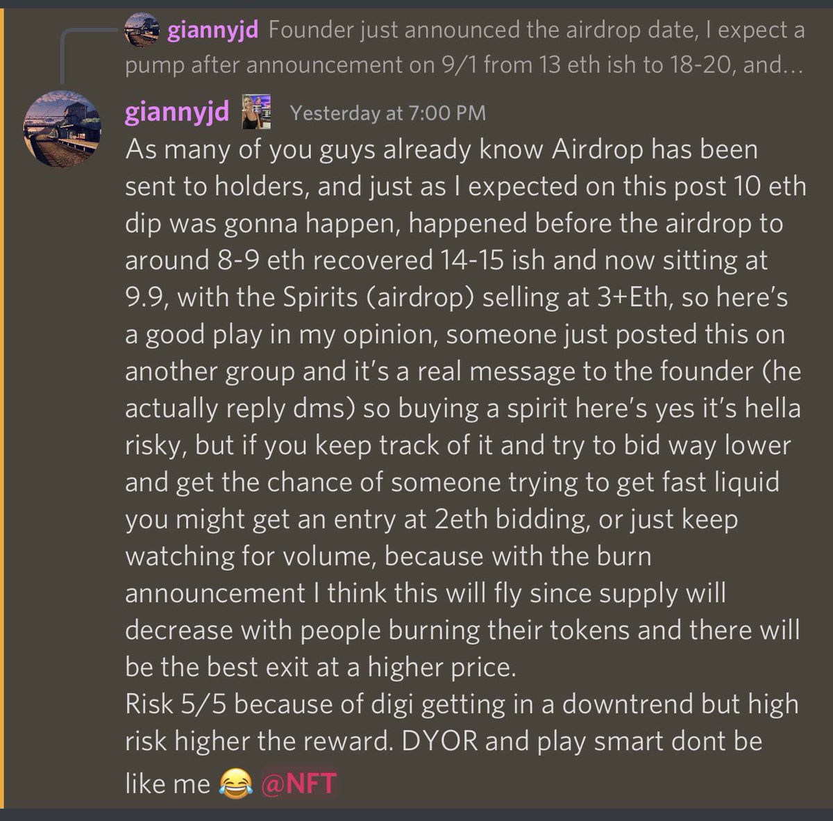 giannyjd's tweet photo. Almost 24 hours later about 2ETH up 🕵🏻‍♂️ @DigiDaigaku Spirits. 
This Is what I’ll work hard to get the guys on @GPortalnft from now on, calling there thanks for the opportunity @HokeHustles https://t.co/3rcmtVI2pK