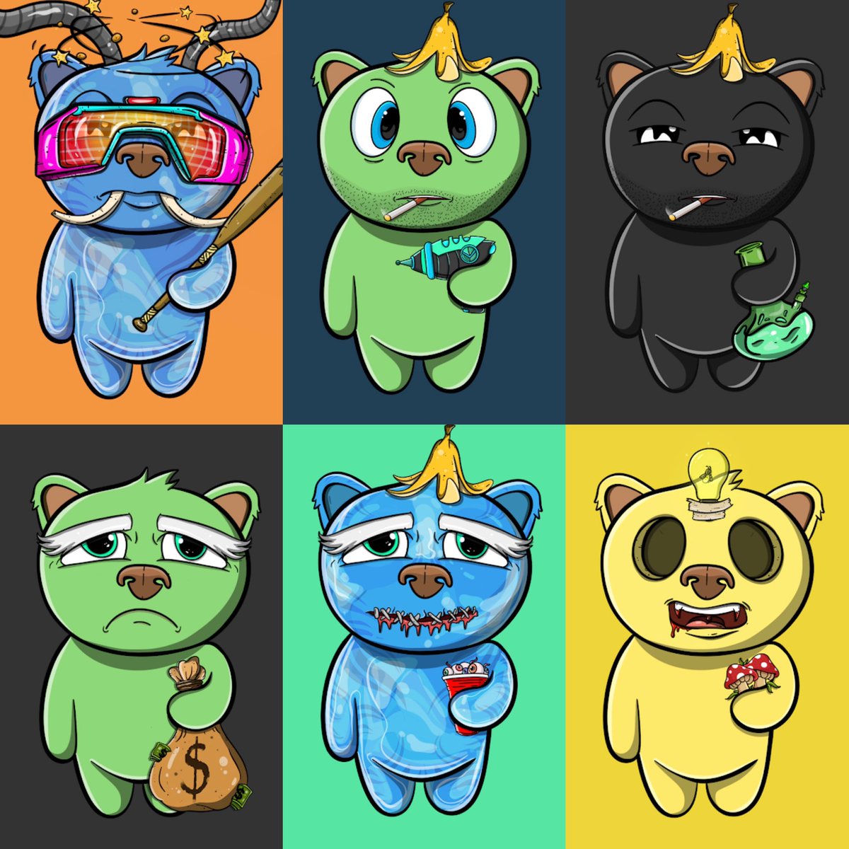 <a href="/BombNFTs/">BAYC#4567 || Investor 🦍🍌</a> Check out @MetaBearss awesome artwork and with a crazy roadmap 🧸🍯💎💯 #MetaBears #BearTakeover #NFTs #NFTGiveaways #nftart