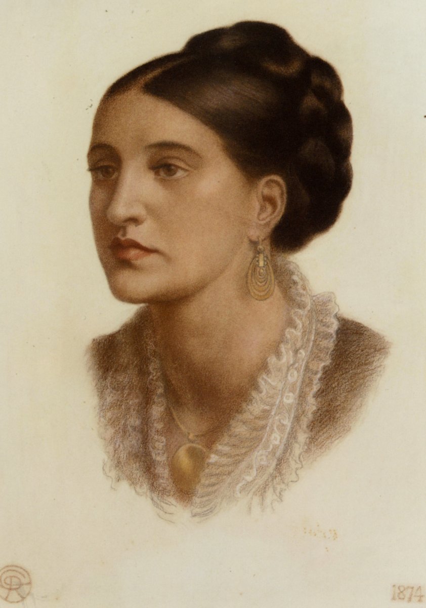 RT @artist_rossetti: Portrait of Mrs Georgin A Fernandez, 1874 #danterossetti #englishart https://t.co/W5fUZR2bUp https://t.co/GwKGq0U2fB