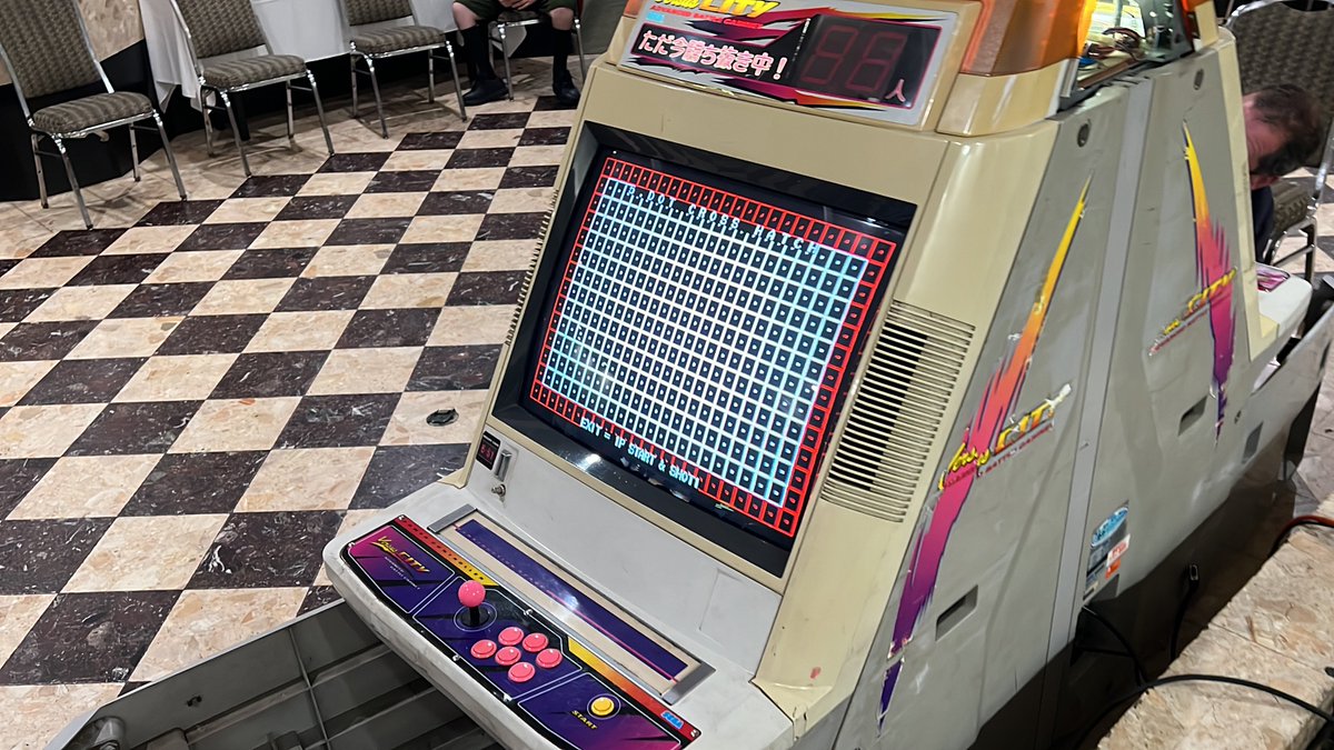 nycfurby's tweet photo. My man’s like @majorsfool checking the crosshatch for linearity, swapping boards on the fly quick in a production environment. These arcade legends don’t get the love or props they deserve doing shit so nice behind the scenes #ArcadeGaming #ThisIs3rdStrike https://t.co/FhCAUJzAGZ