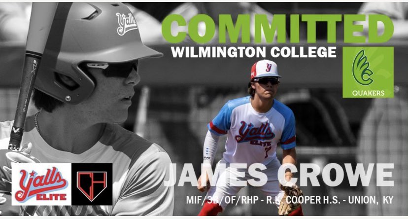 James_Crowe7's tweet image. I am very excited to announce my commitment to Wilmington College! @VittorioTony @CoachDan__ @Coach_Steele_ @YallsElite @JagsVarsity