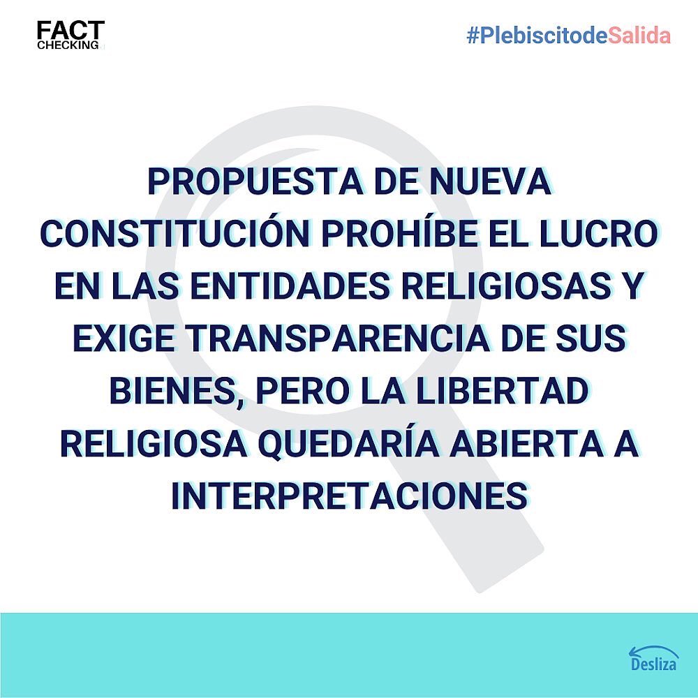 factcheckingcl's tweet image. Sobre el artículo 67 nº4 de la propuesta constitucional:  algunos expertos creen que la libertad religiosa no se ve restringida, pero según el análisis de otros, sí podría ocurrir en ciertas ocasiones. 
La verificación completa en este link: bit.ly/3BcBiW0