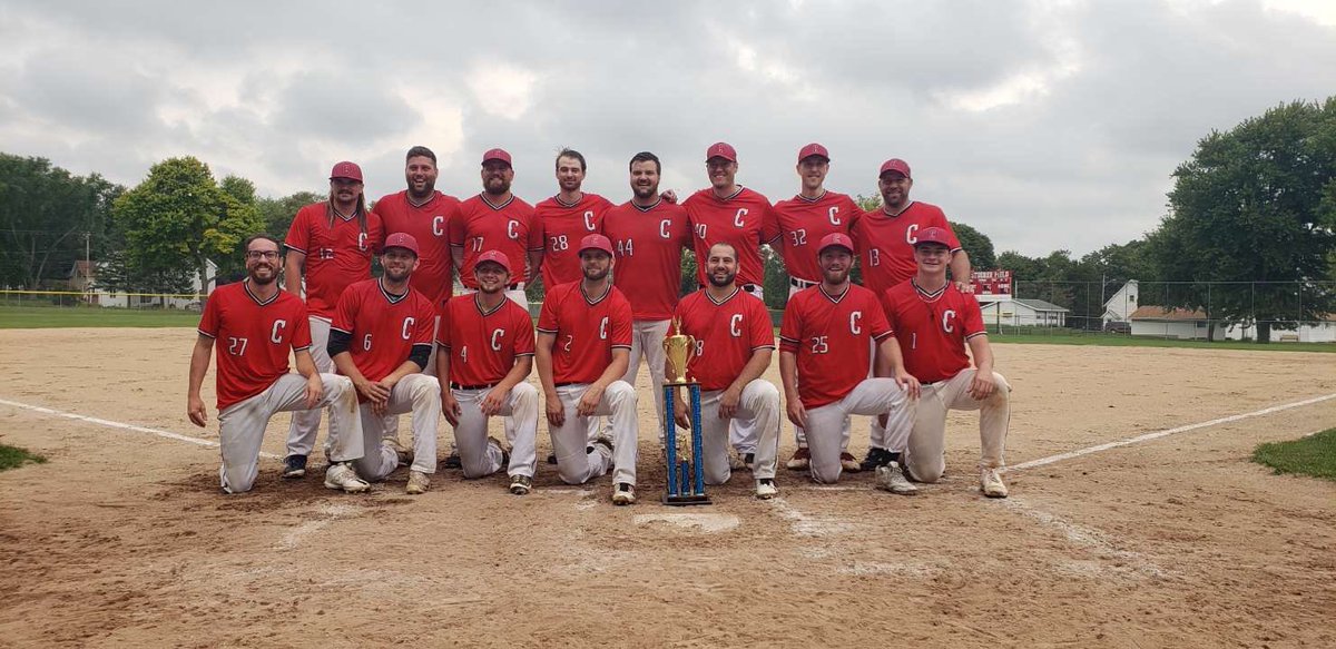ClymanCanners's tweet photo. Rain delays, postponements, 143 hour long game, 4 homeruns from 4 different guys. Champs. No better way to finish the season! https://t.co/1CaGTAQxOW