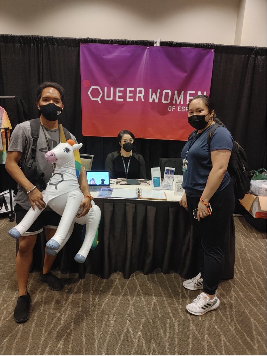 jamesaustria's tweet photo. @queeresports#QWEatPAX #PAXWEST2022 ❤️ https://t.co/G1eWVI2huT