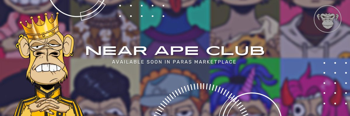 NearApeClub's tweet photo. NEAR APE CLUB launch Soon in @ParasHQ 
Give away 3 NAC
To Enter -
🍌 @NearApeClub and @ParasHQ
🍌 ❤️,RT and Tag 5 awesome OooaaAa friends and Put your Near id wallet address on this tweet.

#NFTGiveaway #Nfts #Nearapeclub $Near https://t.co/Ii1wPsJw5x