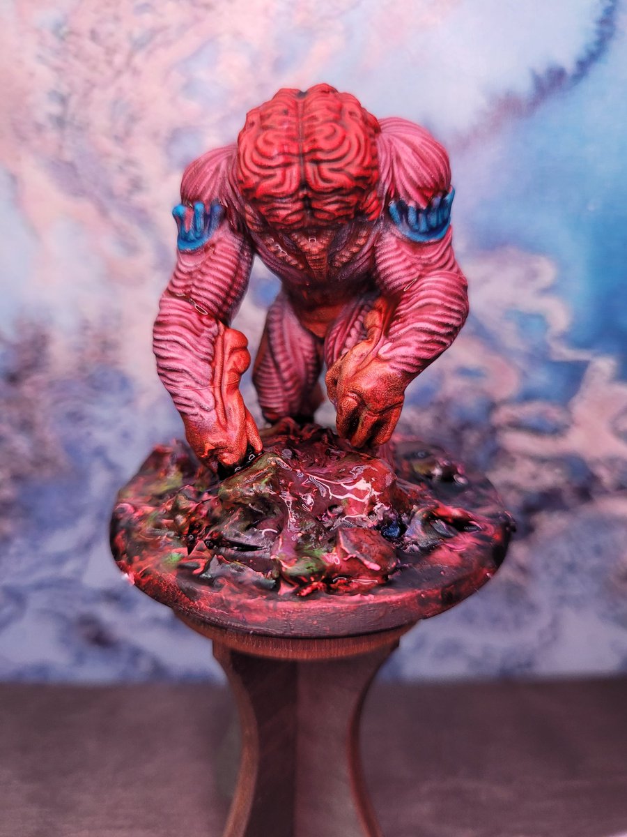 TheBaldGM's tweet photo. Have a bit of work done on this Brain Golem for @Goblin_Squire 's #goblinspiration. https://t.co/7h9uil1onK