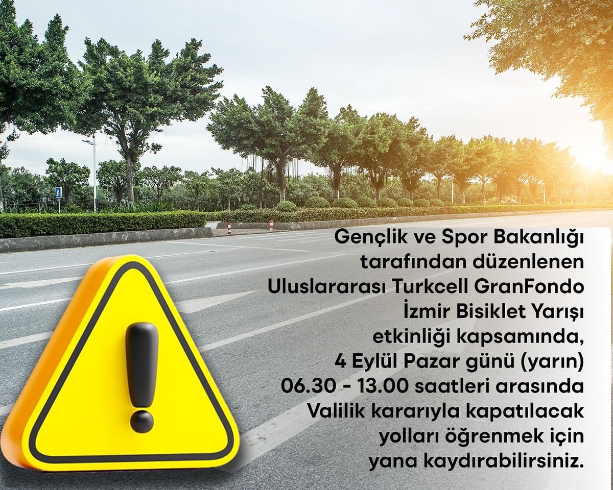 izmirbld's tweet photo. Vatandaşlarımıza duyurumuzdur; https://t.co/PgHNbnSRNO