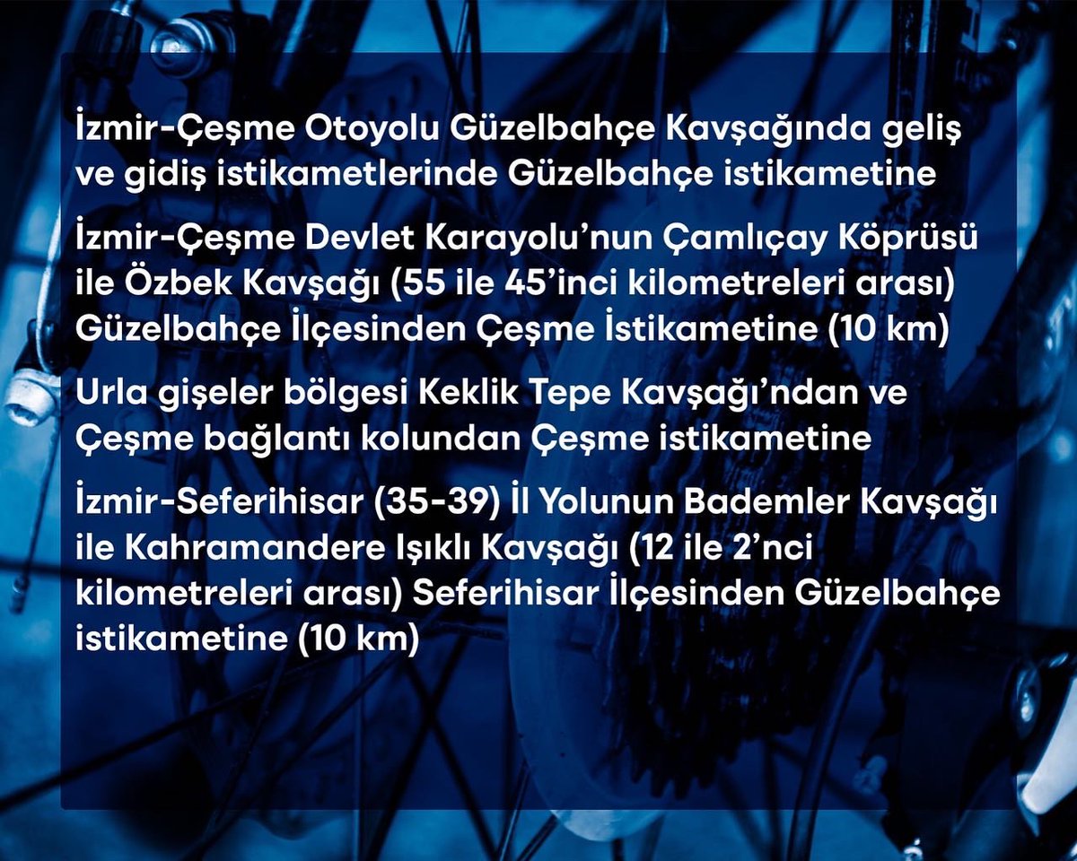 izmirbld's tweet photo. Vatandaşlarımıza duyurumuzdur; https://t.co/PgHNbnSRNO
