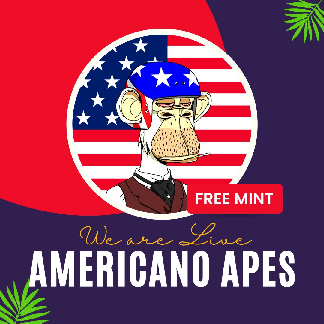 Americano Apes | FreeMint LIVE tweet media