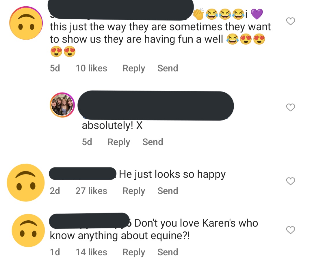 lifewithalula's tweet photo. THIS is why equine behavior education matters. Horse demonstrates classic signs of stress, owner says it's "just her personality" because "she's a mare", and thousands of people leave comments agreeing that an obviously overstimulated animal is very happy. https://t.co/TWr2lVyv6y