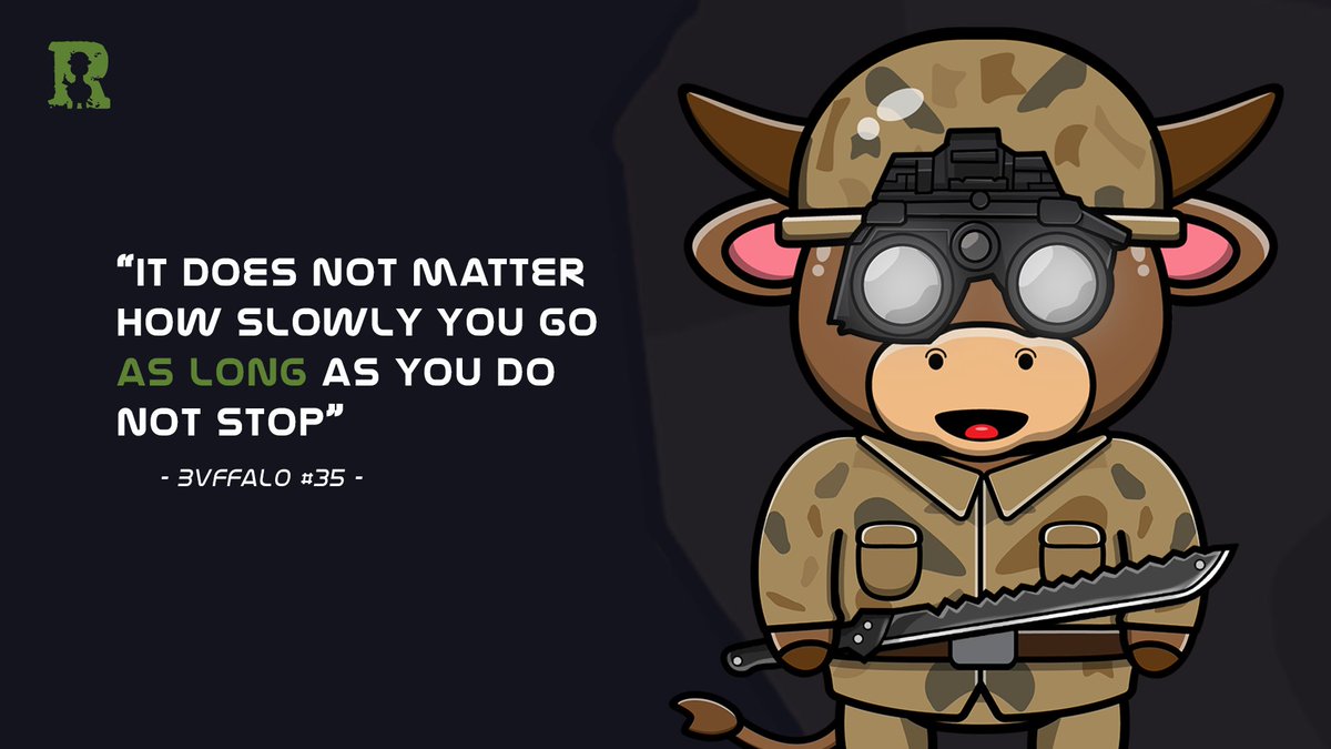 "It does not matter how slowly you go as long as you do not stop"

#DeFi #Solana #NFT #NFTs #NFTcommunity #SolanaNFT #web3