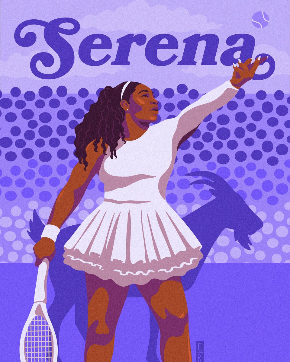 thecamru's tweet photo. The 🐐💎🤍 @serenawilliams - by @thecamru originally created this for @rebelgirls  Champions 💜
.
•
•
•
#camru #blackart #blackwomanart #supportblackart #dopeblackart #youngblackartists    #ukartists #blackwomen #dopeblackart  #usopen  #tennis #serenawilliams #nikewomen #goat https://t.co/hqUfErL2Ay
