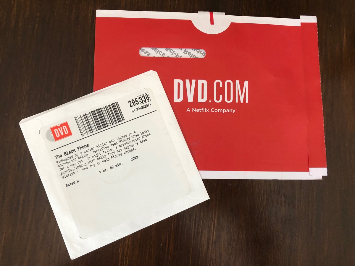 EmrickStephanie's tweet photo. Newest arrival! Ethan Hawke and horror? What more can a girl ask for! @dvdnetflix #DVDNetflix25 https://t.co/5R3cmvBh9E