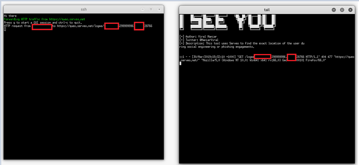 chc_course's tweet photo. ISeeYou هي أداة Bash و Javascript للعثور على الموقع الدقيق للمستخدمين 
أثناء عمليات الهندسة الاجتماعية أو عمليات التصيد الاحتيالي للمخترق الأخلاقي 
والمحترف الأمني وباستخدام إحداثيات الموقع الدقيق.
https://t.co/3Nb1w3vk8L https://t.co/0JtwhWo52Z