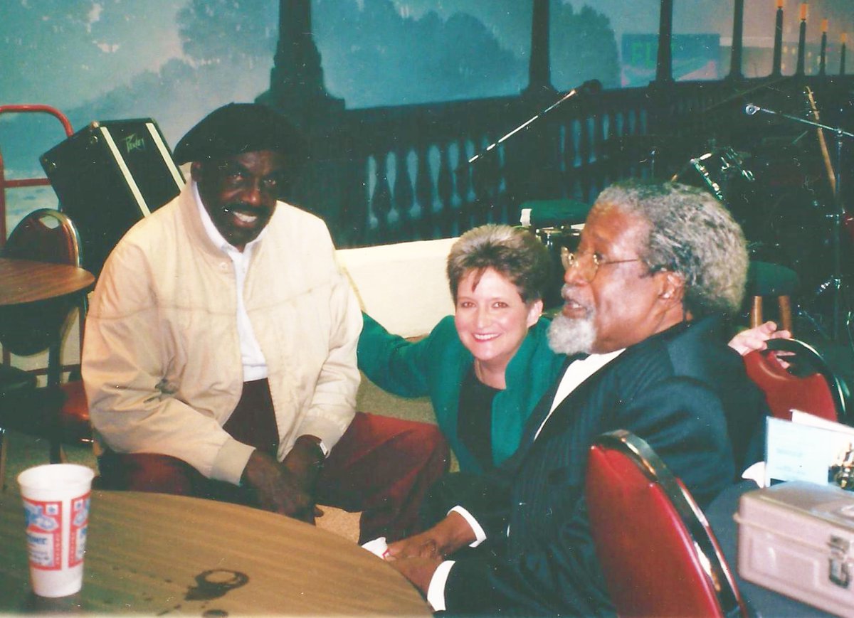 CassieJFox's tweet photo. #Flashback 2000 SC State Museum Blues &amp; Jazz Fest The Late Nappy Brown, Radio Host Cassie J. Fox &amp; SC's Blues Doctor Drink Small. #FundRaiser #BluesMusic #Legends #Nappy Brown #DrinkSmall #CassieJFox #PR #ColumbiaSC  #Friends #SCStateMuseum #Blues #Jazz https://t.co/yfeOaonQVW