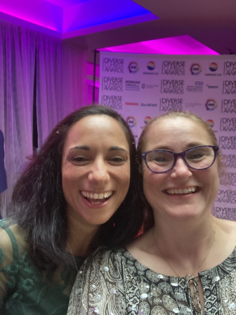 So excited to hear who the winners are at tonight’s <a href="/DiverseCumbria/">DiverseCumbria</a> awards. Amazing to celebrate such diversity across Cumbria and to see so many amazing friends and colleagues! ❤️ <a href="/UHMBT/">MorecambeBayNHSTrust</a> <a href="/CumbriaCC/">Cumbria County Council</a> <a href="/Harelawblag/">Liesje Turner 💙</a> @KarminiMcCann <a href="/NCICNHS/">North Cumbria Integrated Care NHS Foundation Trust</a> <a href="/NHSNEY/">NHS North East & Yorkshire</a>