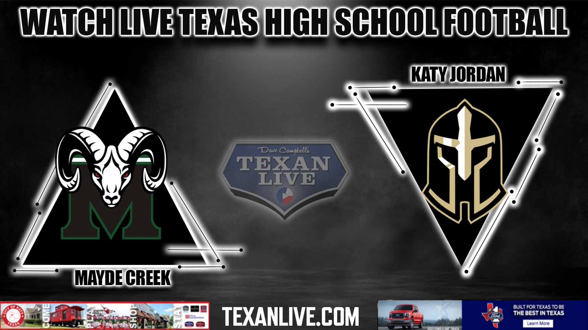 WATCH THIS GAME LIVE Mayde Creek vs Jordan Friday 09/9/2022 Coverage begins at 6PM For the Live Link click here: bit.ly/3TIisNU @JHSWarriors_FB @MCRamFootball @dctf @KatyISDAthletic @KatyTimesSports