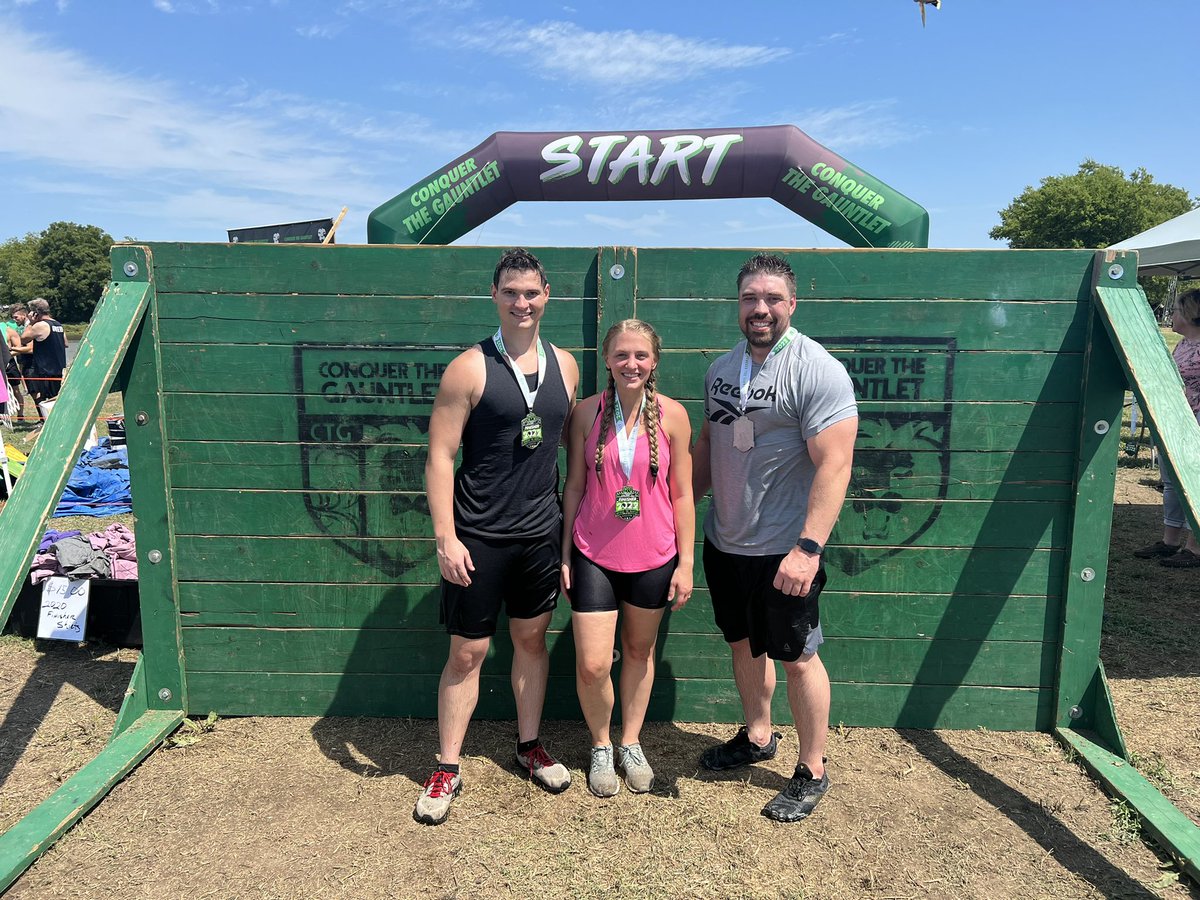 BrittonEnglish's tweet image. Conquer the Gauntlet 2022             Bixby, Oklahoma
Came in ready to run it solo and met some awesome people on the way. #conquered #conquerthegauntlet