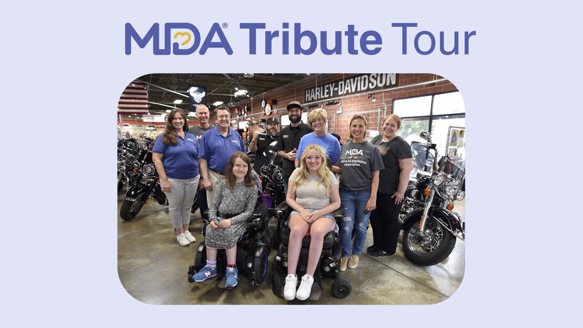 MDAorg's tweet image. #MDA #TributeTour #StLouis continues at Doc’s @harleydavidson oldest dealership in Missouri founded in 1955! We're celebrating our unity of mission to fulfill dreams &amp;amp; ensure everyone has the same access to personal freedoms and independence. Thanks for 40 years of partnership!