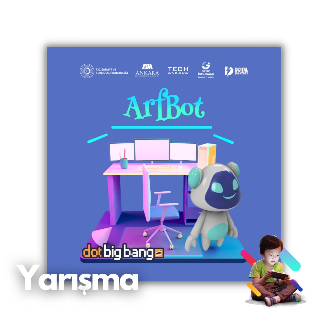 dcagatolyesi's tweet photo. 🚀 @ankaraka tarafından yürütülen @TechAnkara Maker Programı kapsamında @dcagatolyesi işbirliği ile düzenlenen ArfBot Oyun Kodlama Yarışması 2022 başlıyor!

Yarışma ilgili detaylı bilgi aşağıdaki web sitesindedir;

https://t.co/ZMCIbluhNO

#arfbot #yarışma #techankara #kodlama https://t.co/mw6v5mXM7z