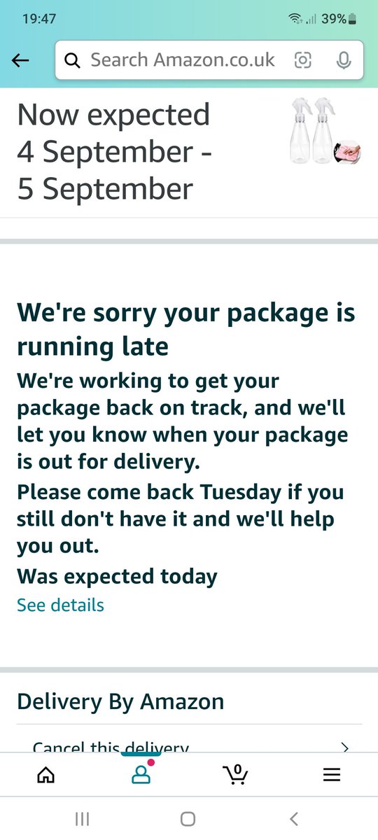 PeterPullen2's tweet photo. @AmazonUK Whats the point in prime when you order on a Thursday and then you get this b*llocks.... https://t.co/Pv8iikuhmT
