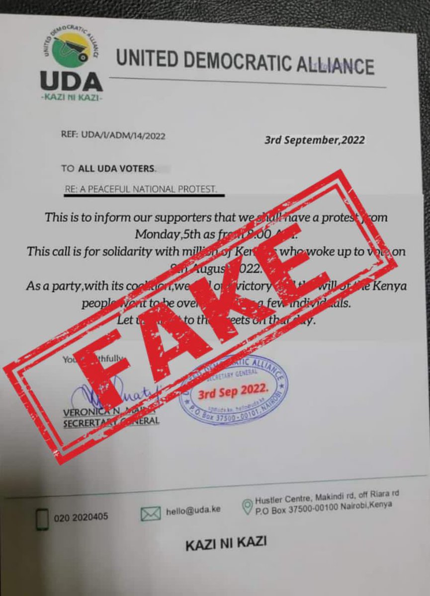 VeronicaMainaW's tweet image. Desperation by the masters of forgeries