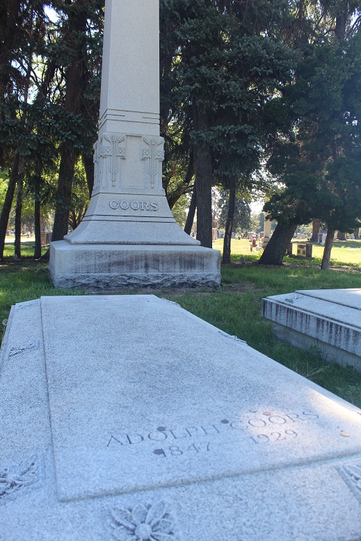 around_denver's tweet photo. The grave of Adolph Coors at Crown Hill Cemetery in Wheat Ridge. #Denver #Colorado #WheatRidge #cemetery #cemeteries @MolsonCoors https://t.co/K2dk4Wlvps