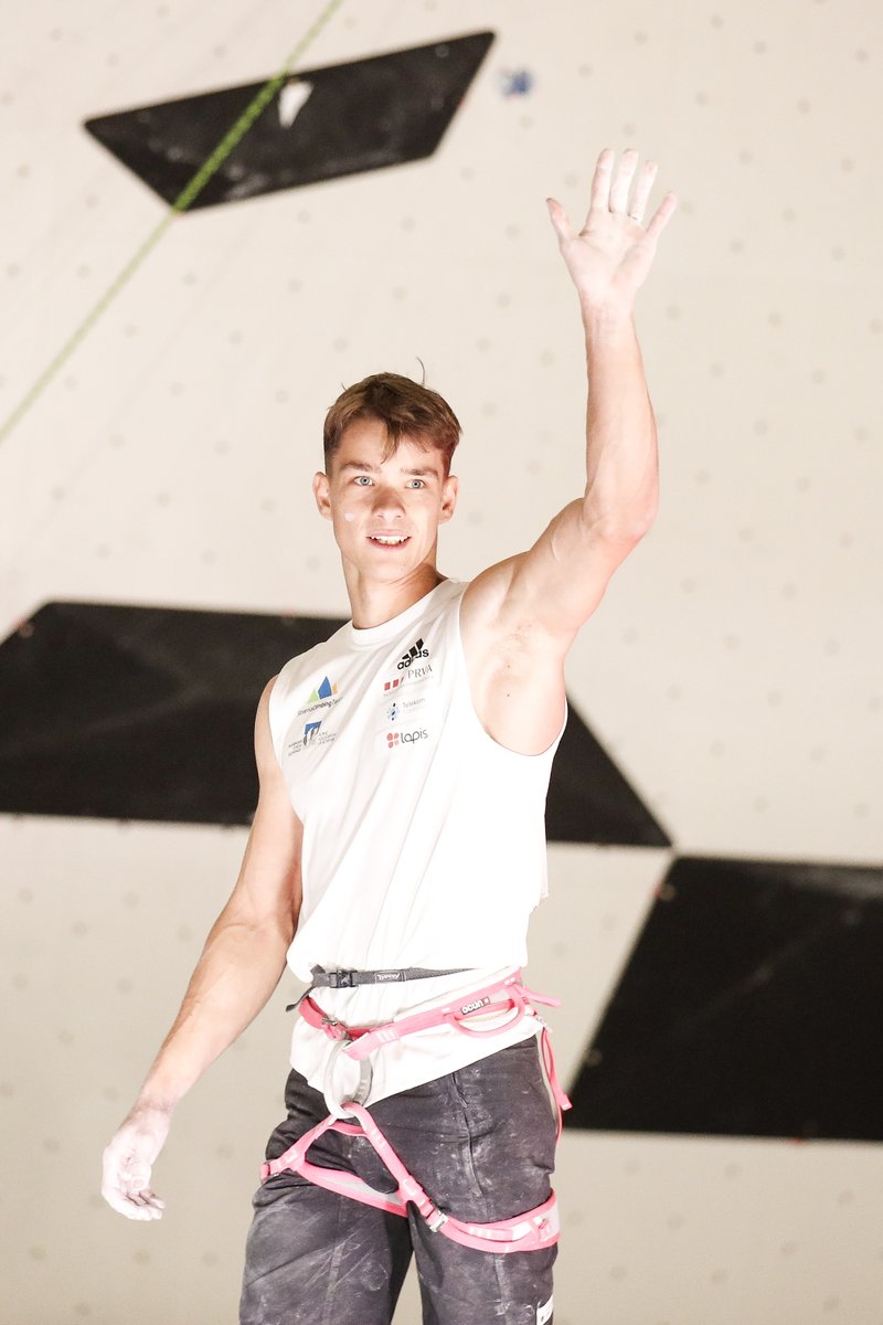 worldclimbing's tweet photo. How sweet could it be to win your first-ever World Cup gold medal in front of a home crowd?!

🥇 Luka Potocar 🇸🇮
🥈 Sascha Lehmann 🇨🇭
🥉 Yannick Flohé 🇩🇪

@TeamSlovenia | #IFSC #SportClimbing #KoperWC https://t.co/L4sKmyOvj4