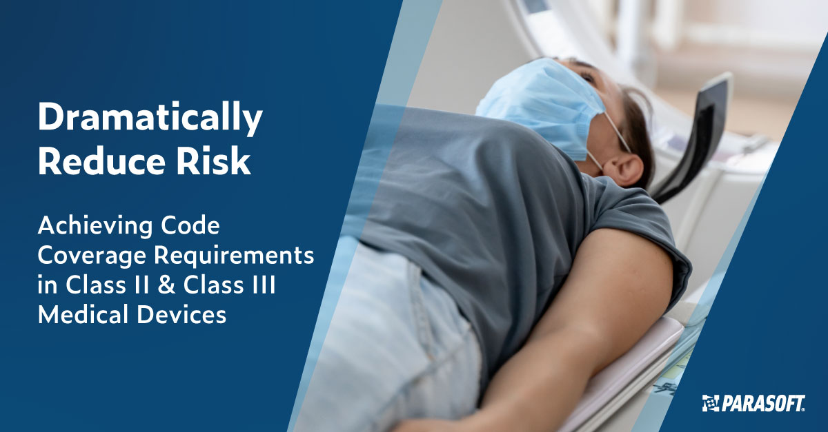 Parasoft's tweet image. How can your embedded team dramatically reduce the risk of #medicaldevicesoftware development? Find out in this guide! Learn more &amp;gt;&amp;gt; prsft.co/3wMqGdG