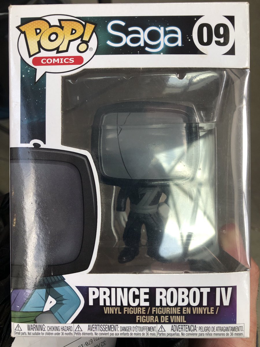 TVHeadNFTV's tweet photo. Probably one of my favorite TV Heads ever! Prince Robot IV from Saga comic. Must read if you’re an indie comics nerd like me. Loved finding it at the local mall! #SupportLocalBussiness https://t.co/aD7L0NSQiB