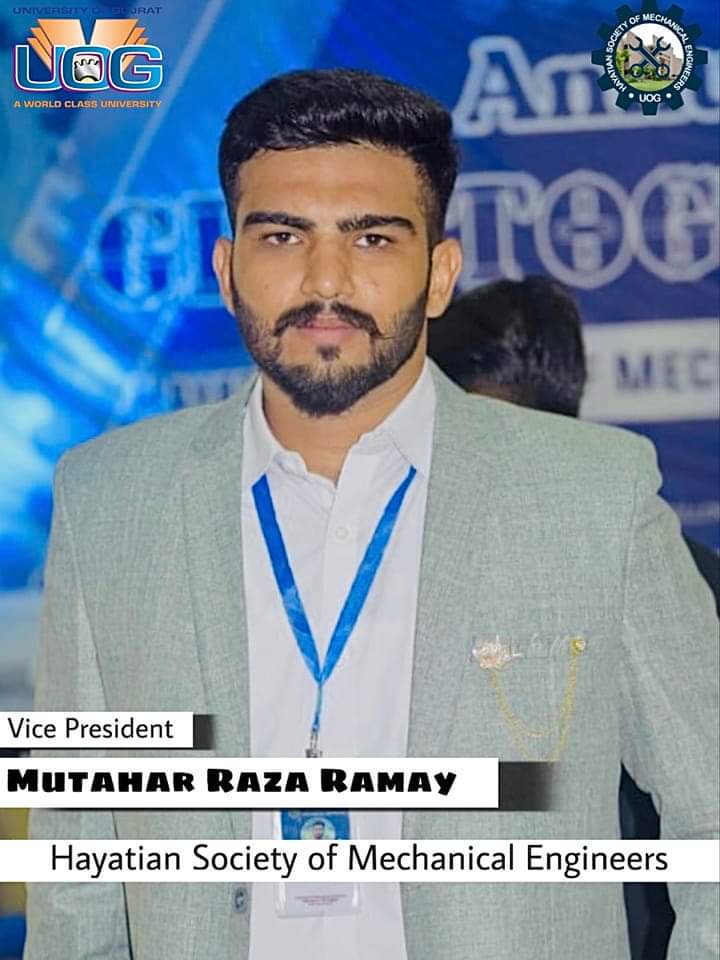 hmes_uog's tweet photo. Hayatian society of Mechanical Engineers Thanks his Vice president Mr Mutahar Raza Ramay for his great effort and struggle.
He Works Hard as a vice president and give his precious time to us in our events.
#Hsme
#uog
#ssc https://t.co/7eKmUOz2Zs