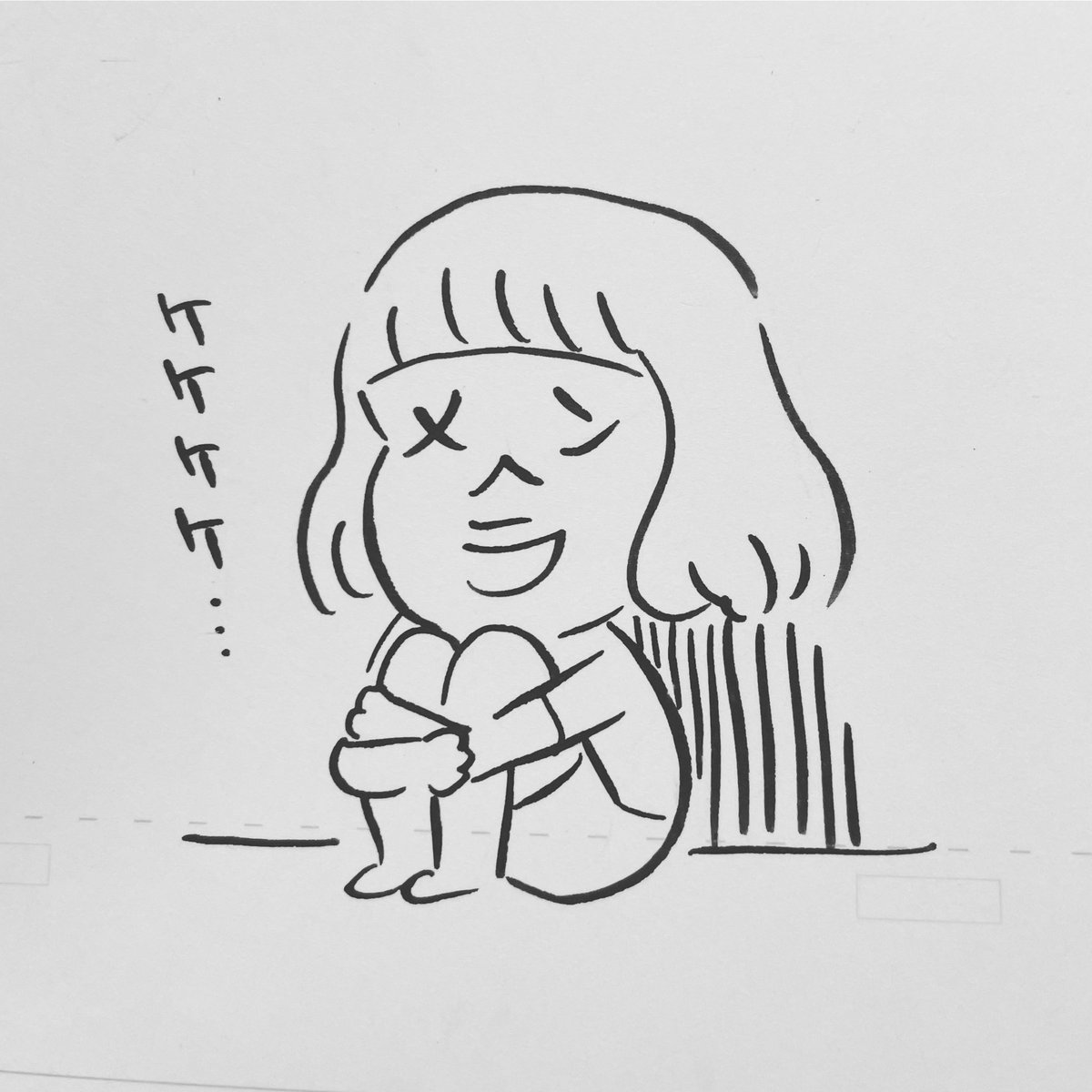 メン・ヘラ子 #落書き 
