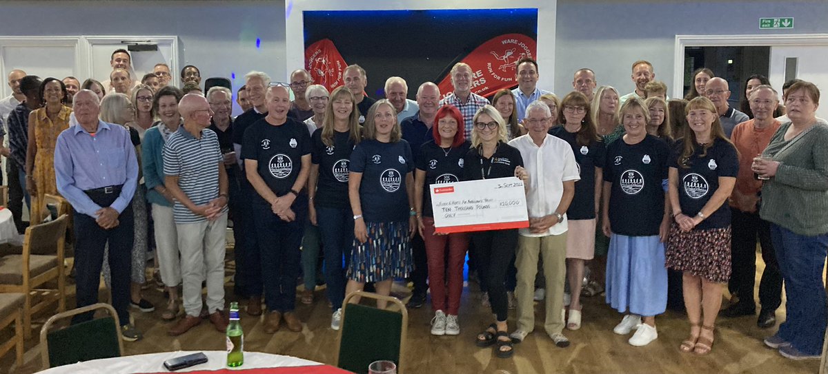 <a href="/WareJoggers/">Ware Joggers</a> presentation of £10,000 cheque to <a href="/EHAAT_/">ehaat_</a>