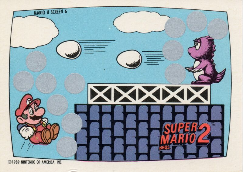 DailyMarioArt's tweet photo. Artwork from Nintendo Game Packs (1989) showcasing levels from Super Mario Bros. and Super Mario Bros. 2. 

With these cards, you could play a scratch off game involving defeating the enemies depicted, or losing a life yourself. https://t.co/n0PjkIgIYr