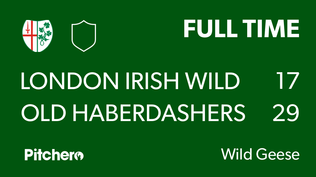 FULL TIME: London Irish Wild Geese 17 - 29 Old Haberdashers
#LONOLD #Pitchero
liarfc.co.uk/teams/208496/m…