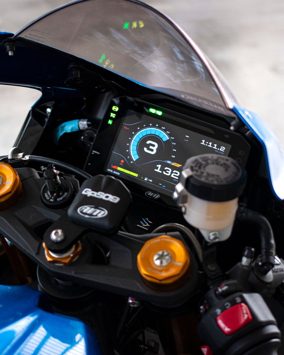 Fits like stock, but is far from it. Get the best out of your GSX-R 1000. Whether you want the most from riding on the street or your #motorcycle sees the #racetrack, the power of #datadriven from #aimsportsdata can take your riding to the next level.