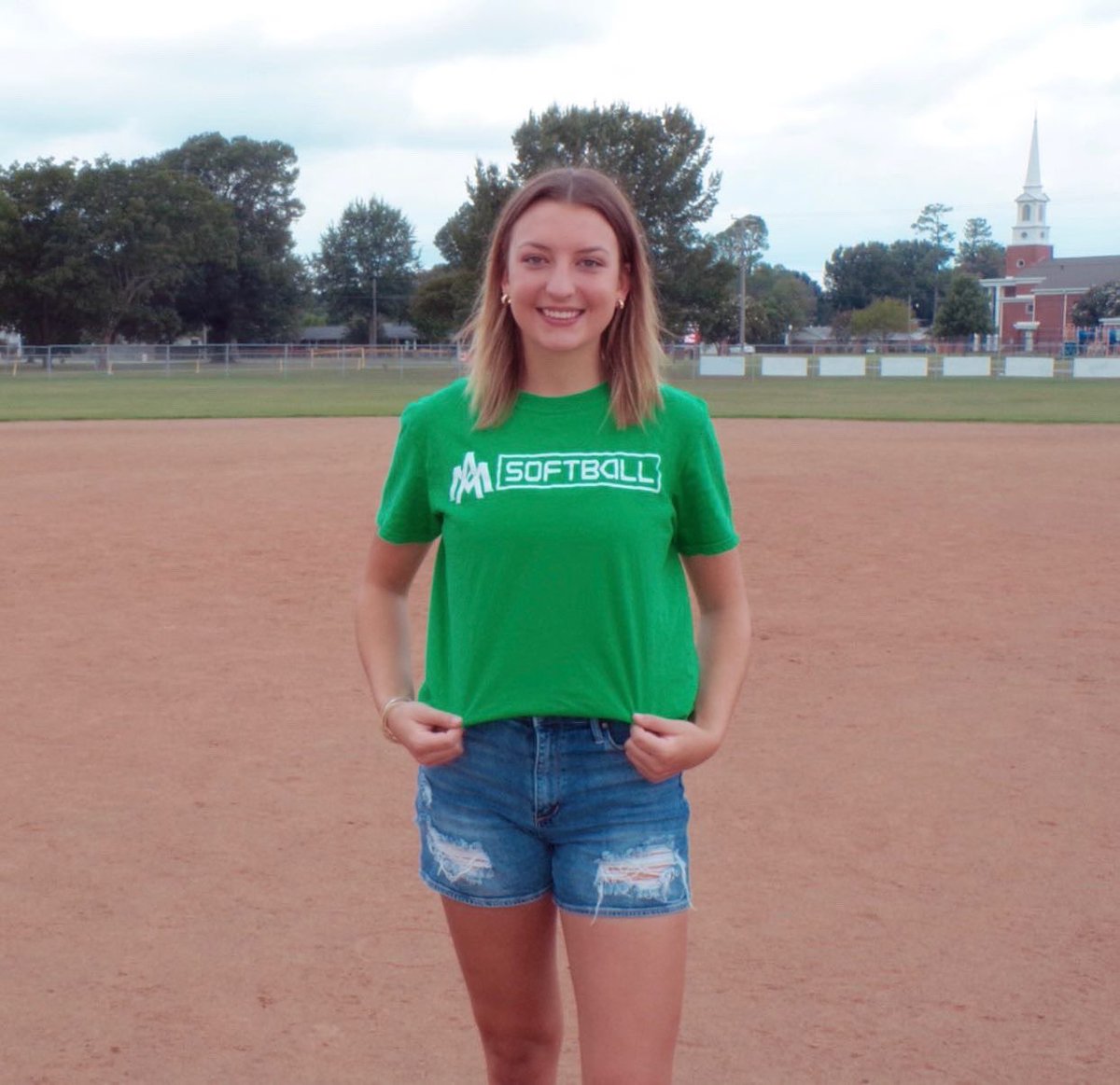 I am super excited to announce that I will be furthering my education and playing softball at the University of Arkansas at Monticello! #UAM #GoBlossoms <a href="/Coach_Lem_UAM/">Kyle Lem</a> 💚💚
.
.
photo creds to <a href="/EmmaBanks2023/">Emma Banks</a> ! My rock throughout this entire process🤍