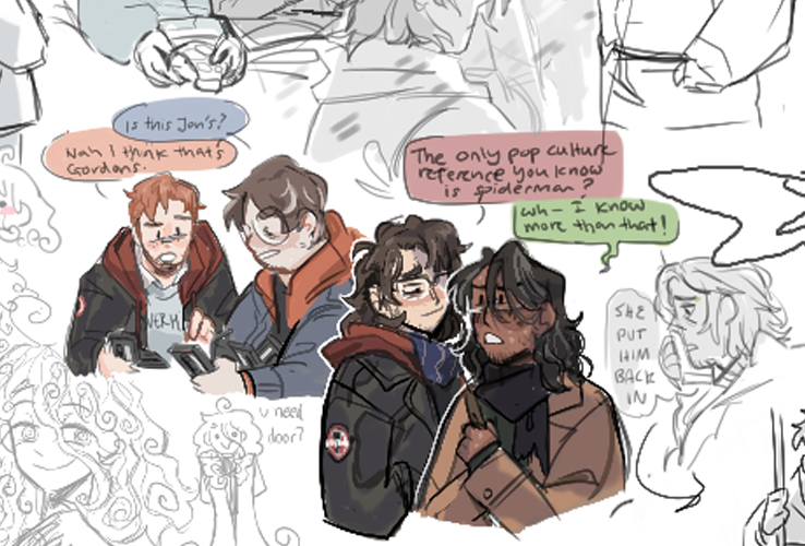 LOADS OF FUN!! THANKS FOR JOINING EVERYONE! (Please post the stuff that you did!!! I'd love to see everyone's close ups!) that final one was me trying to desperately redirect mars' angst JFHAKHF