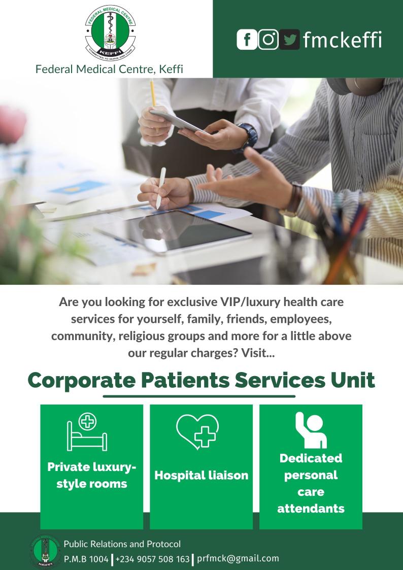 fmckeffi's tweet photo. For more information about our exclusive VIP/luxury health care services for corperate patients and others.
Inbox or call our Public Relations department on +2349057508163 https://t.co/voph6qUwpp