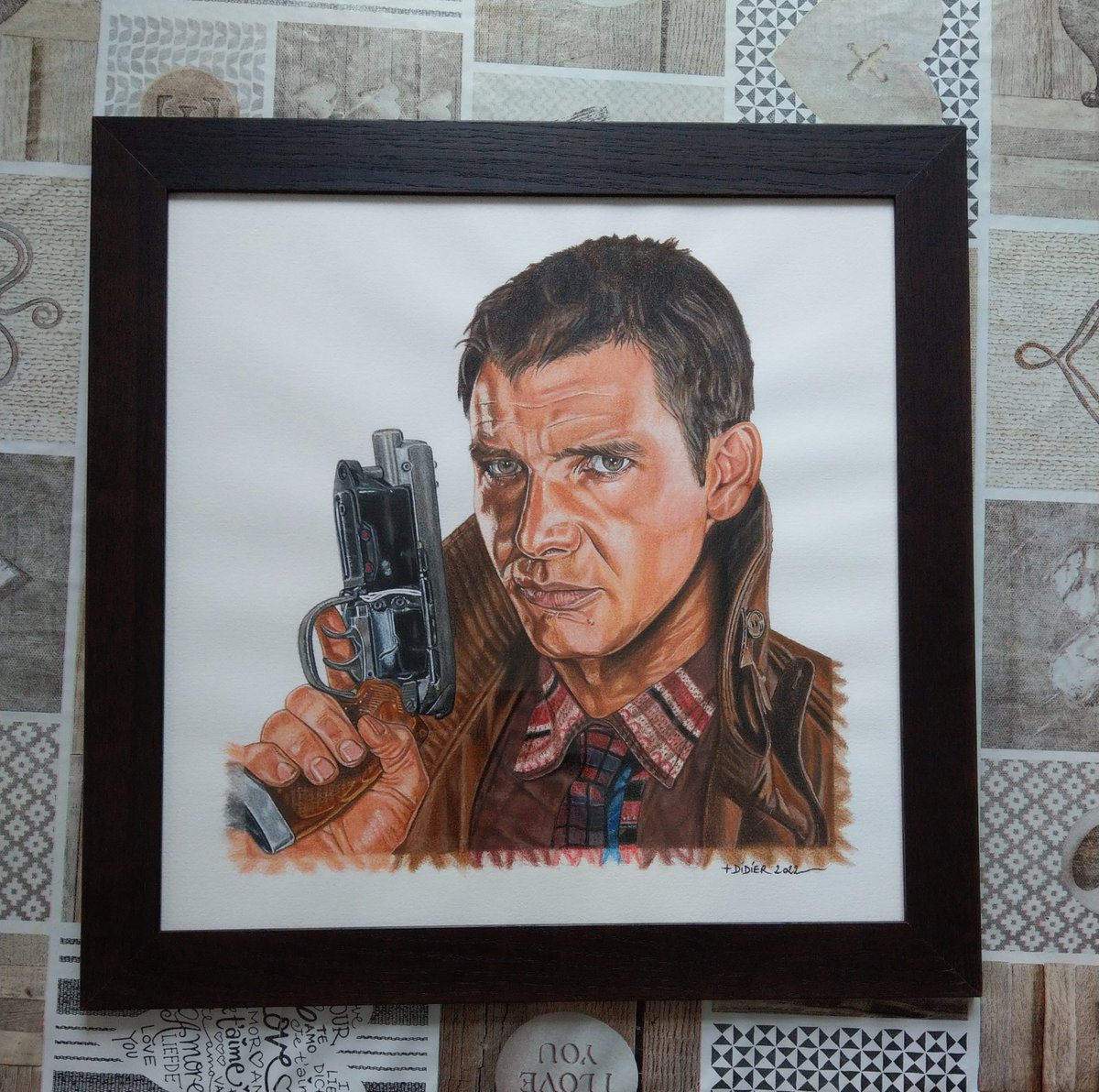 PlouviezDidier's tweet photo. Now framed...
Rick Deckard - "Blade Runner"-
Watercolor pencils on a3 "Arches" watercolor paper
#rickdeckard #harrisonford #bladerunner #deckard #bladerunnermovie #drawing #handmadedrawing #watercolor #watercolordrawing #watercolorpencils #bladerunnerfanart #illustration https://t.co/IFqh36TvqD