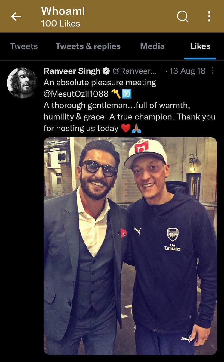 musicaddaindia's tweet photo. Was going through Arijit's like list in twitter and found out that he liked this pic... Dayumnnn.. Arijit Singh is now a certified gunner 😭🥂🥵💯🥺! He is one of us @Arsenal !

#arrsenal #Gunners https://t.co/3KePFZH51h