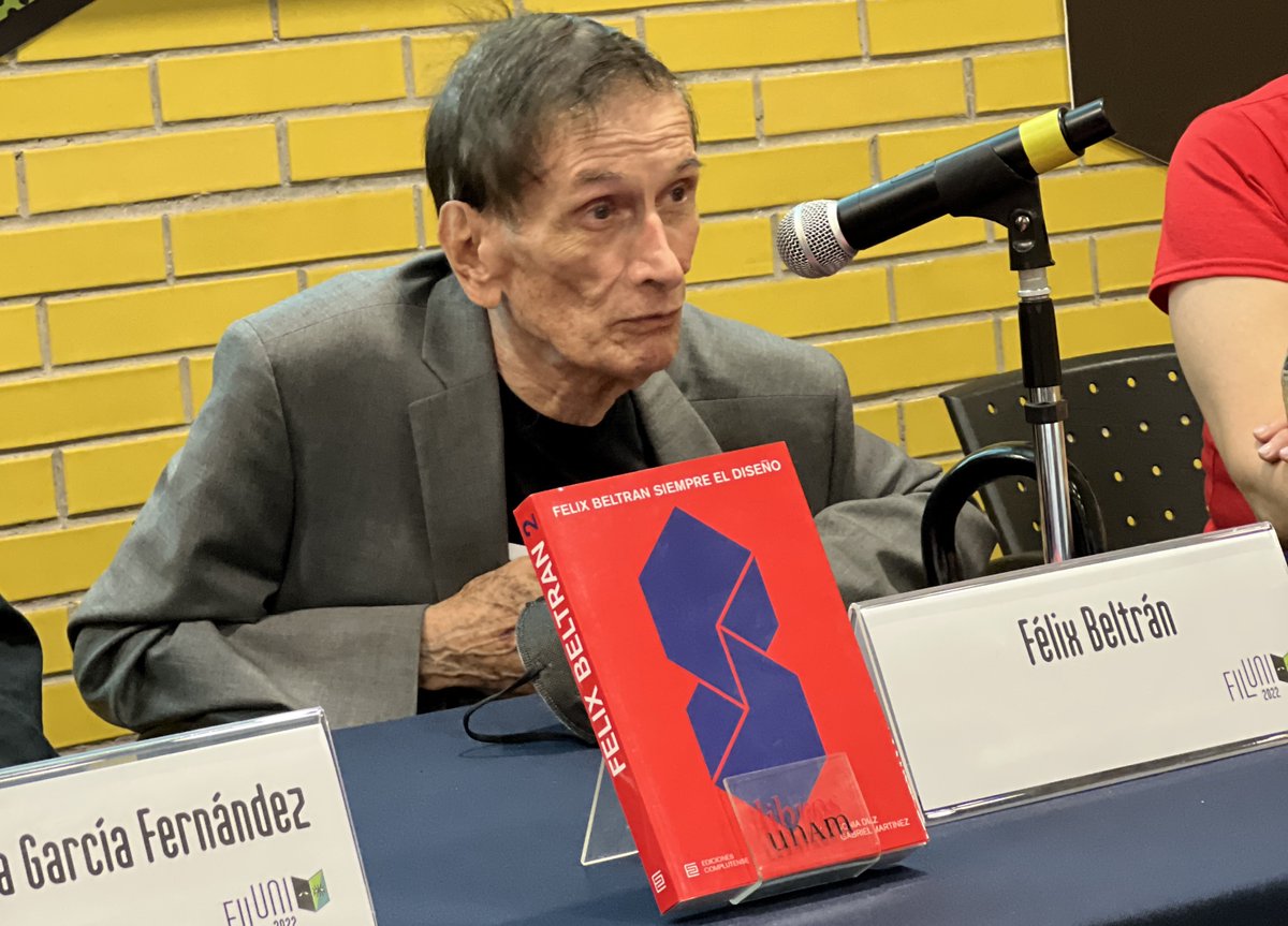 aDisenoMX's tweet photo. "HACER DISEÑO GRÁFICO ES FÁCIL,
CONCEBIR DISEÑO GRÁFICO NO LO ES"
Félix Beltrán.
Presentación del libro: "Félix Beltrán Siempre el Diseño" en la FILUNI. https://t.co/KHGd02mzsf