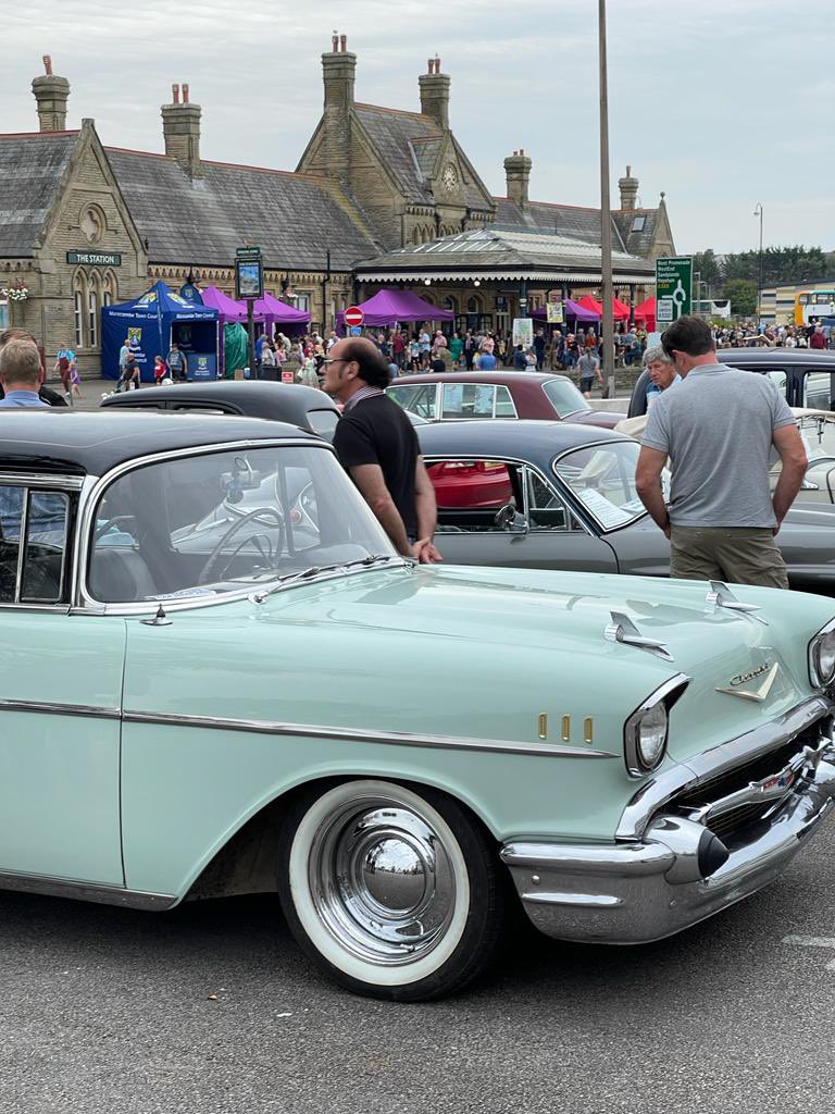 A tremendous first day at @TheVintageFest #morecambe - more tomorrow #seaside #morecambebay