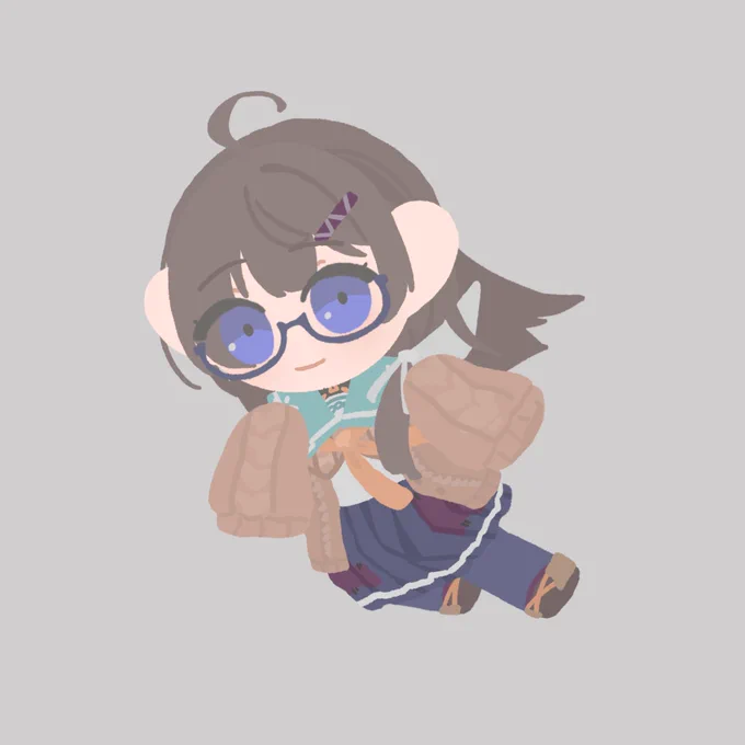 #にじさんじ五十音順に描いたら童田明治の時には画力上がってる説#い絵ーい 