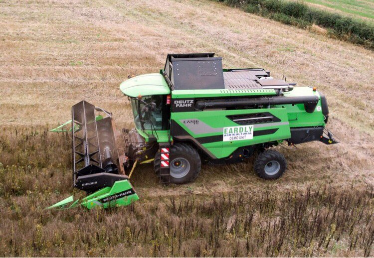 Notill spring beans harvested yesterday before the rain, ready for winter wheat drilling in a few weeks