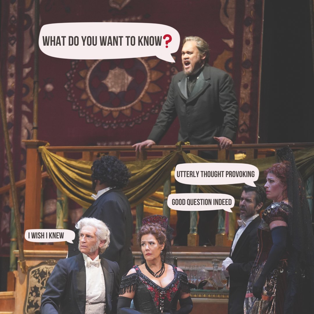 HawaiiOpera's tweet photo. You ask, we answer. What questions do you have about opera? List them below, and feel free to mention a specific staff member to hear what they have to say!
#Operamisconceptions #OperaQuestions #q&a #answerit #didyouknow #questions #interview #wordsofwisdom #answeredquestions https://t.co/xqlH0GM3Xb