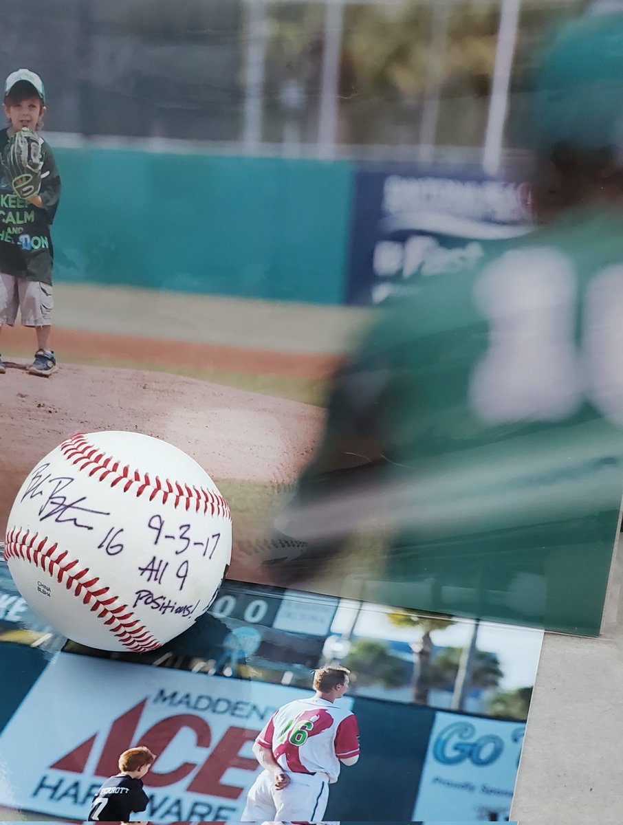 TugaFreshPrince's tweet photo. @jackeichsays @daytonatortugas He also caught the first pitch for my son, @SuperFanAaron66 that day plus "played" manager by meeting with the umpires to turn in the lineup card in place of Mgr Ricky Gutierrez.
@CBlakeButler 
@daytonatortugas 
@MauroMiddays 
@JustinRocke 
#AaronsFishingBuddy
#ThankYouBlake https://t.co/ivHH8smRur